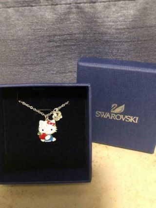 Swarovski X Hello Kitty Necklace Pendant Authentic - 127