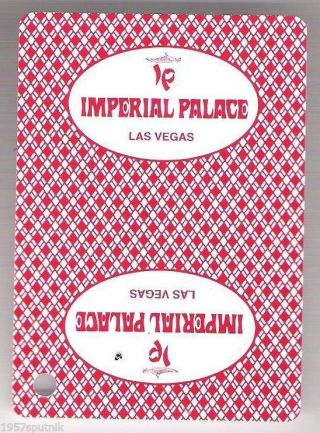 12 decks Imperial Palace Hotel Casino all Red Playing Cards Las Vegas Poker deck 3