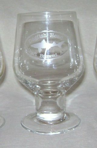 Dogfish Head 12oz Snifter Beer Glass Ipa Craft Rare