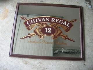 Chivas Regal Whiskey Huge Bar/pub Mirror 32x26