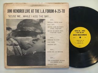 Jimi Hendrix - Live At La Forum 4 - 25 - 70 - Hen 2xlp Rock 2clp Vg,  //