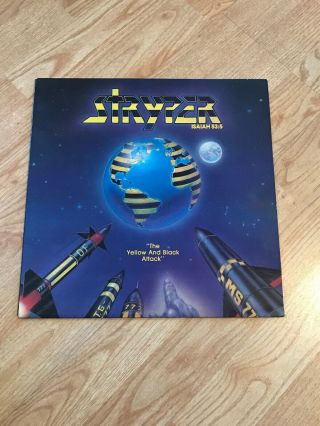 Stryper Isaiah 53:5 - Yellow And Black Attack 1984 Enigma Metal Lp