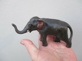 An Antique Bronze Figure Of An Elephant C1910