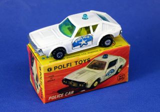 Vintage Greek Polfi Cars Renault 18 Police Car 1/64 1980 