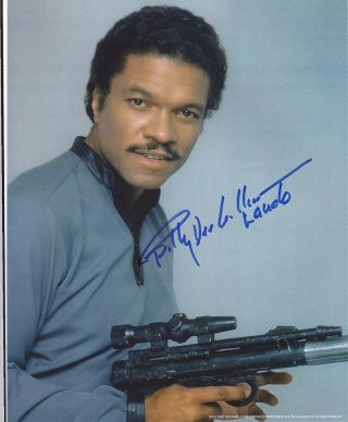 Billy Dee Williams - Star Wars Signed Photo