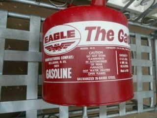 Vintage Eagle The Gasser 5 Gallon Gas Can