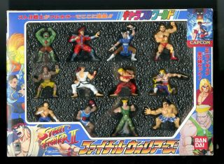 Street Fighter 2 Capcon Bandai Boxed Set 12 Figures 1993 - Mib