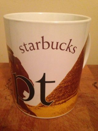 Large Sized Starbucks Egypt City Coffee Mug Collector Series Made By Rastal