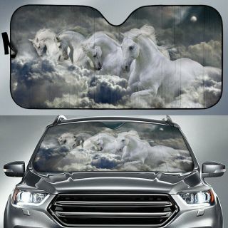 Out Of The Storm Horse Sunshade For Car Windshield