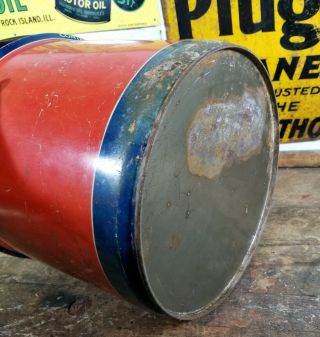 Vintage Skelly Tagolene Oil Grease Lubricant Gas Oil Can Bucket Pail 25 Pounds 7