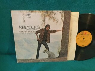 Neil Young : Everybody Knows This Nowhere Vinyl Vg,  Lp