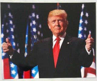 President Donald Trump Autographed Signed 8 X 10 Photo Guaranteed For Life