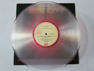 Bod Dylan - Bono U2 - Bruce Springsteen - Ringo Starr Ultra Rare Clear Vinyl Peru Ex