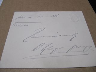 David Lloyd George - Signed Autograph - British Prime Minister -