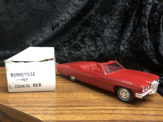 Nos Cardinal Red Boxed 1970 Pontiac Bonneville Convertible Promo Stored 50 Year