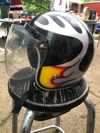Rare John Deere " Nothing Runs Like A Deere " Snowmobile Helmet Rare