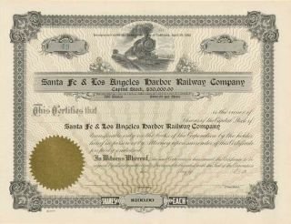 Santa Fe & Los Angeles Harbor Railway Company