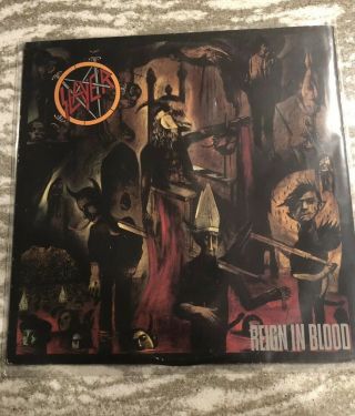 Slayer Reign In Blood Vinyl Vg,  \vg,  Def Jam Press Complete Ghs 24131