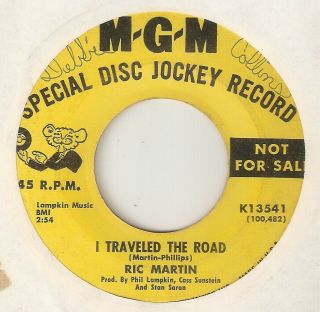 Ric Martin I Travelled The Road Mgm Promo Northern Soul Usa 45