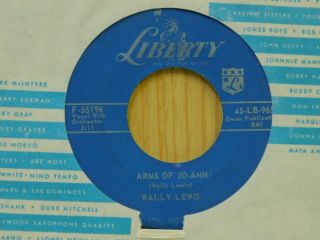 Wally Lewis Promo 45 The Way It Goes Bw Every Day On Liberty Teen Rockabilly