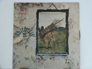 Led Zeppelin Iv - Mega Rare Orig.  70s Iranian Prs.  Unique Lp
