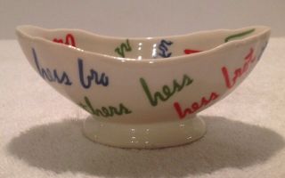 Hess Brothers Footed Ice Cream Dish Patio Restaurant Dept Store Allentown Pa Gc