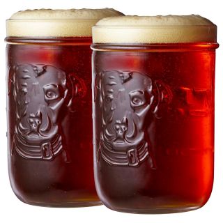 Set Of 2 - Lagunitas 16 Oz Craft Beer Pint Glasses Large Mouth Mason Jars