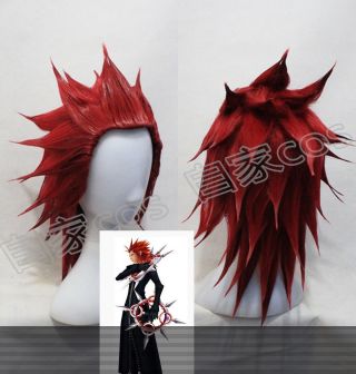 Kingdom Hearts 2 Axel Anime Cosplay Styled Men Hair Wigs