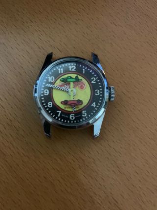 Rare Vintage Hot Wheels Bradley Time Swiss Wrist Watch