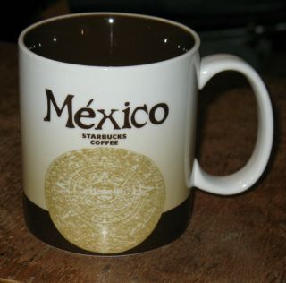 Starbucks 2011 Collector Series Mexico 16 Oz Coffee/tea Mug Cup