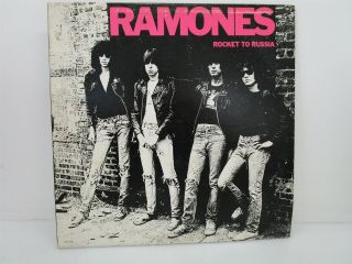 Ramones Rocket To Russia Punk Pop Hey Ho Lets Go Joey Sire 1977 Vinyl Record Lp