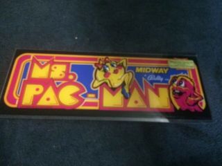 Bally Midway Ms Pac Man Marque