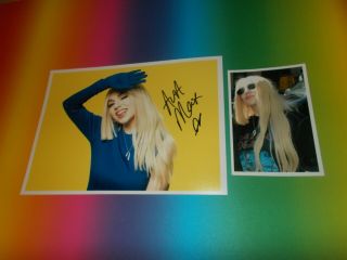 Ava Max Sexy Sweet But Psycho Signed Autograph Autogramm 8x11 Photo In Person
