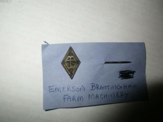 Emerson Brantingham Farm Machinery Co.  Stick Pin The E - B Line