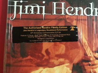 Jimi Hendrix - Live At Woodstock - Ltd Edition Numbered 3 - LP Set - Vinyl 2