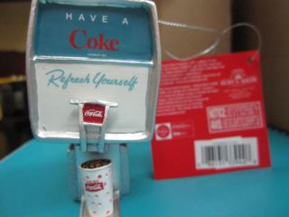 Kurt Adler Coca - Cola Christmas Ornament Dispenser 2