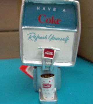 Kurt Adler Coca - Cola Christmas Ornament Dispenser 3