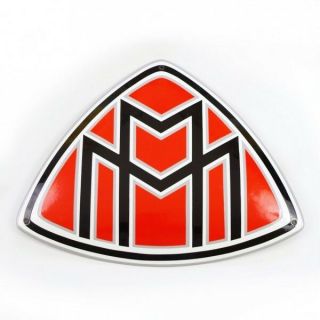 Enamel Plaque Maybach 37x50 Cm - 10 Years Emblem Sign Logo Plate