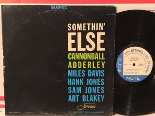 Cannonball Adderley Somethin Else Vg,  Blue Note Liberty Rvg