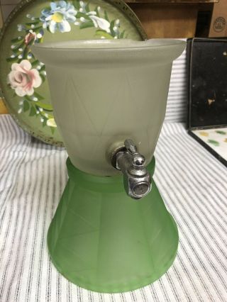 Nesbitt Soda Fountain Art Deco Glass Syrup Dispenser