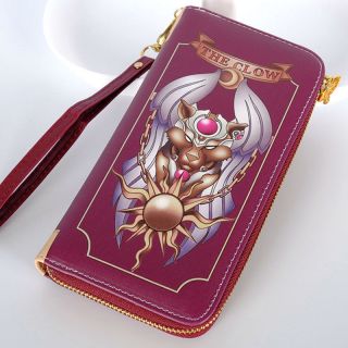 Card Captor Sakura Dream Clow Wand Zipper Wallet Purse Cosplay Clutch Coin Bag