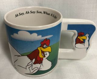 Looney Tunes Foghorn Leghorn Wb Studio Store Mug Coffee Cup 1992 Rooster Ah Say