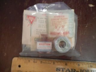 Vintage Conoco Oil Emergency Travel First Aid Kit