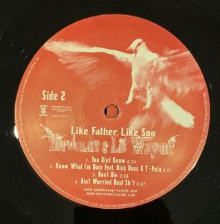 Birdman & Lil Wayne - Like Father,  Like Son 2xLP - Cash Money Records 4