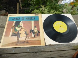 V/a - Songs Of Nigeria African Highlife Uk 1st Decca Wal 1015 10 " Rare 1961 Lp