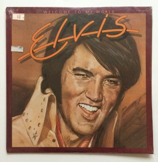 Elvis " Welcome To My World " Factory Vtg Vinyl Record Album Lp 1977