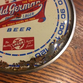 Vintage Antique 6” Old German Beer Thermometer 4