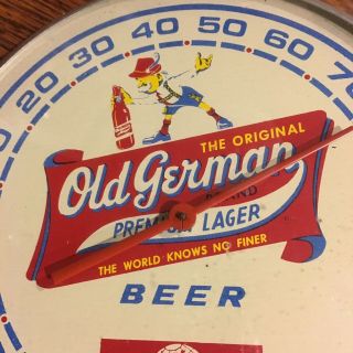 Vintage Antique 6” Old German Beer Thermometer 5