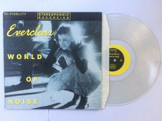 Everclear - World Of Noise Lp 1995,  Clear Vinyl,  Uk Fire Records,  Cond