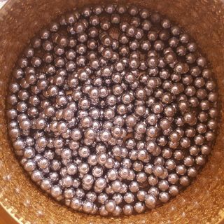 325 Authentic Engraved Vintage Steel Pachinko Balls From Parlors In Japan